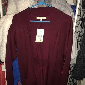 Maroon Cardigan